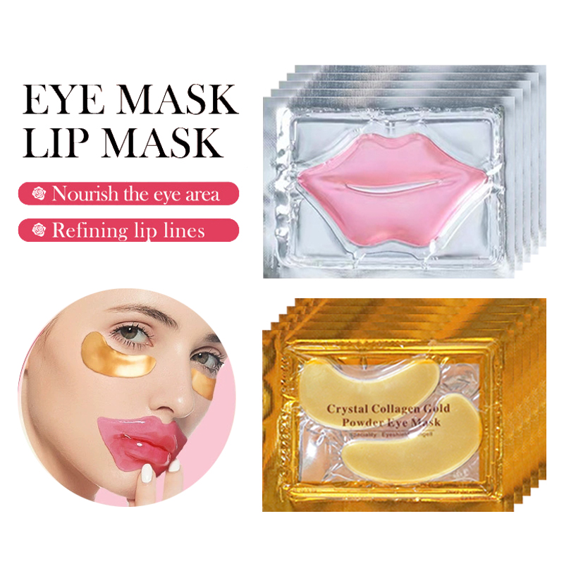 Skincare Viral Tiktok - 10/20 Stuks Gouden Kristal Collageen Oogmasker