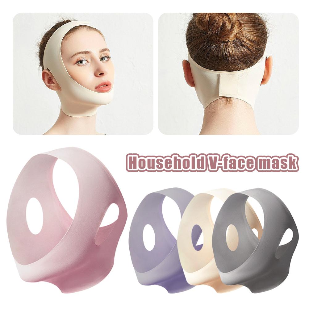 Skincare Viral Tiktok - Gezichtsverslankend masker, gezichtsliftband, dunne nekmasker, slaapmasker
