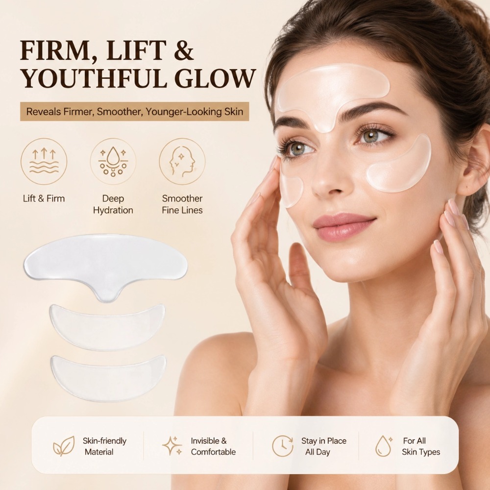 Skincare Viral Tiktok - Herbruikbare anti-rimpel voorhoofdpatch Zachte siliconen patch
