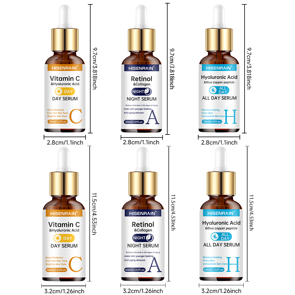HISENRAIN Vitamine C + Retinol - The Ordinary Serum Hyaluronic Acid recensie en prijs
