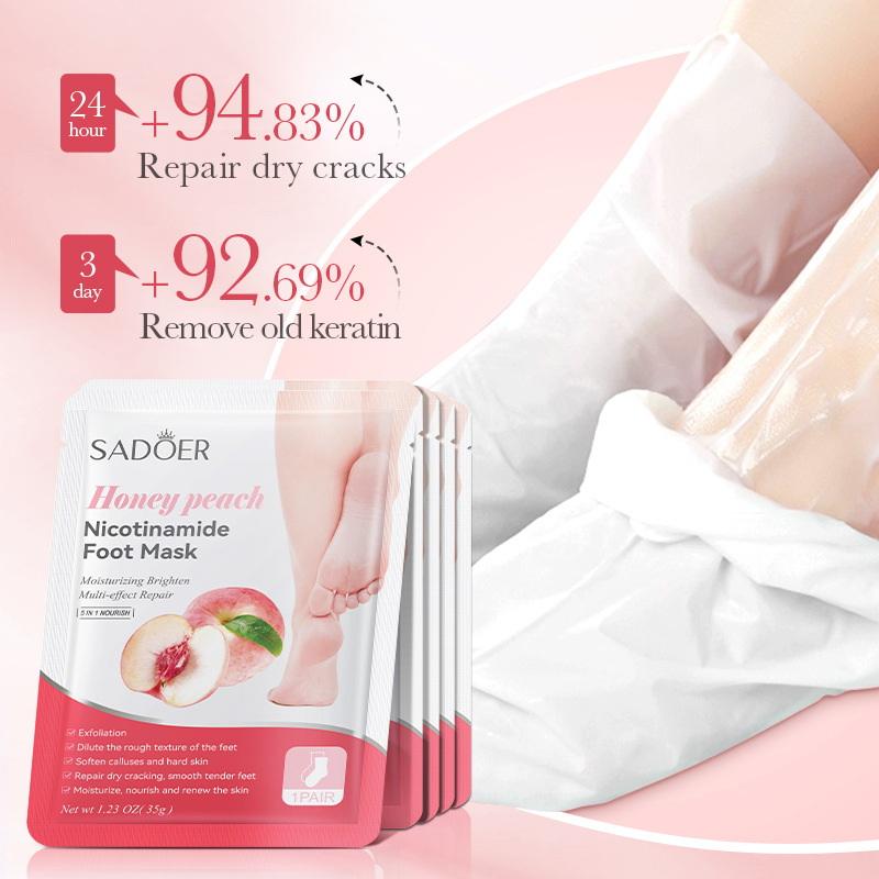 1 Paar SADOER Fruit Voetmasker - Skincare Viral Tiktok recensie en prijs