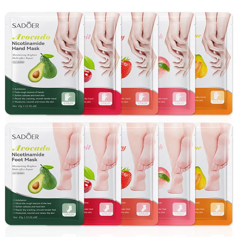 1 Paar SADOER Fruit Voetmasker - Skincare Viral Tiktok recensie en prijs