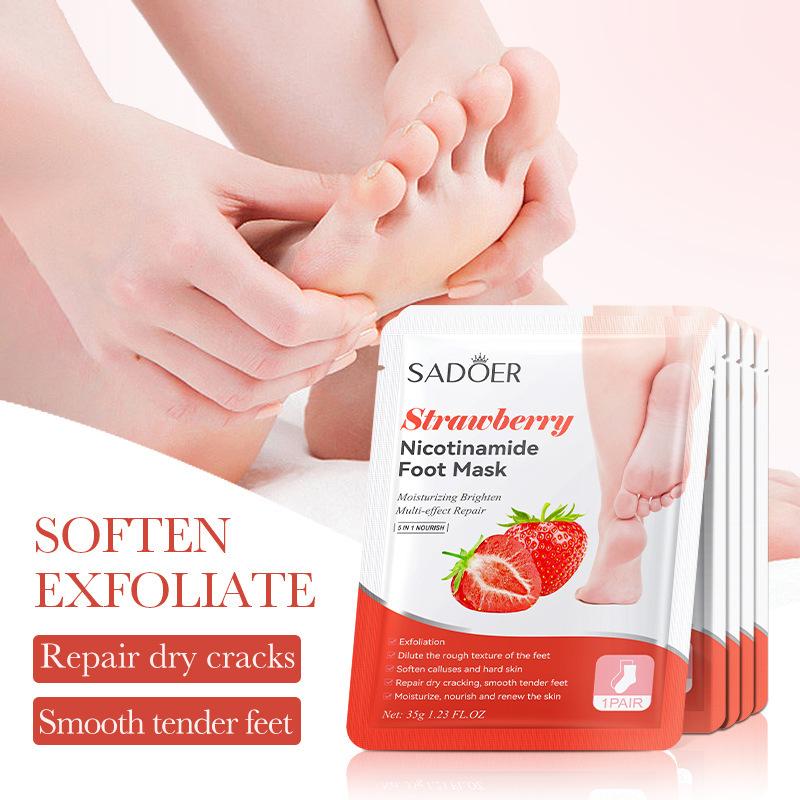 1 Paar SADOER Fruit Voetmasker - Skincare Viral Tiktok recensie en prijs